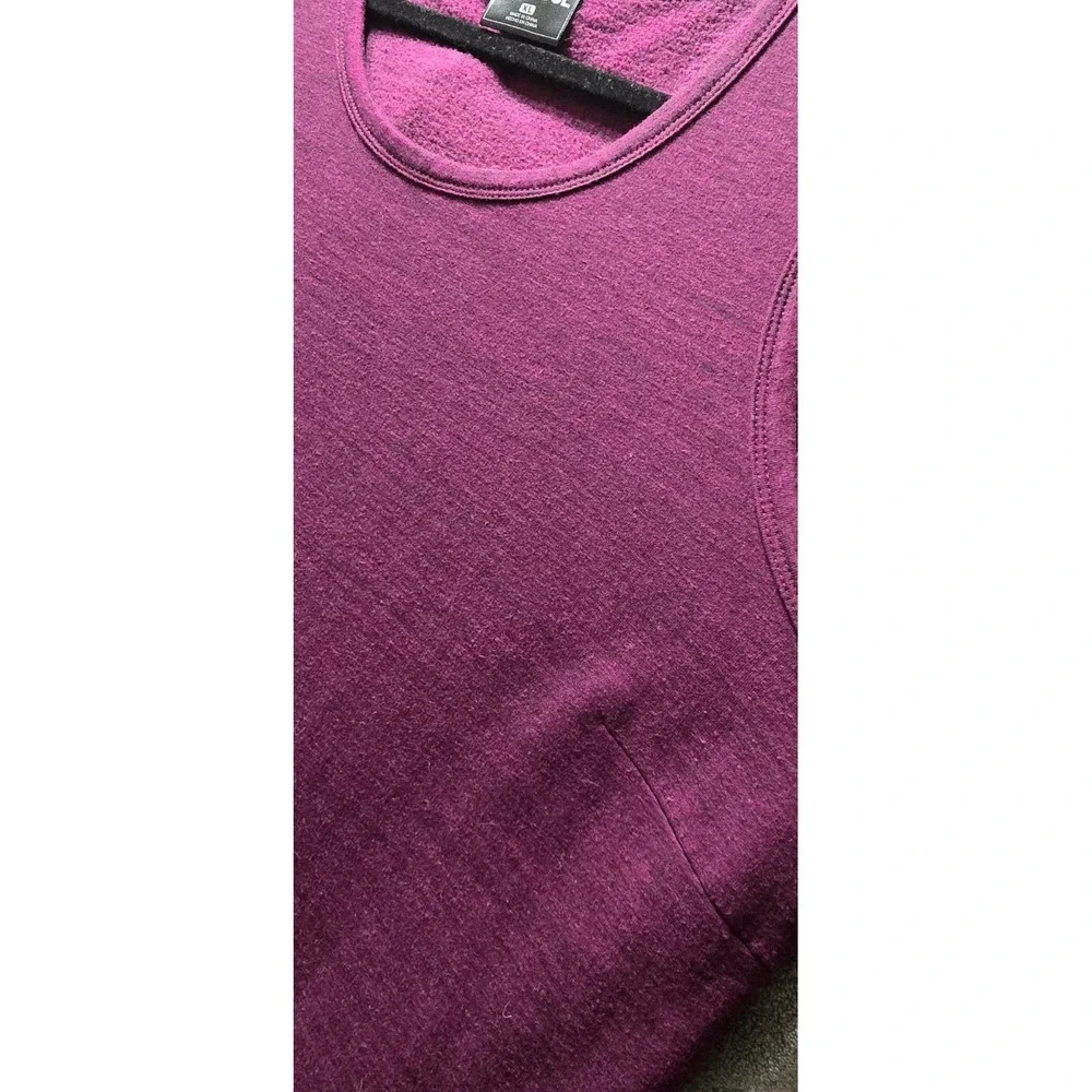 $30 EUC 32 DEGREES short sleeve dress‎ XL purple heathered pockets active tank